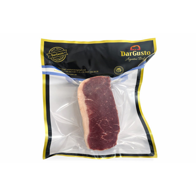 СТЕЙК СТРІПЛoЙН / STRIPLOIN / BIFE DE CHORIZO — ПОРЦІЙНИЙ СТЕЙК (АНГУС, ☀️DAR GUSTO☀️, АРГЕНТИНА) тонкий край 300 г