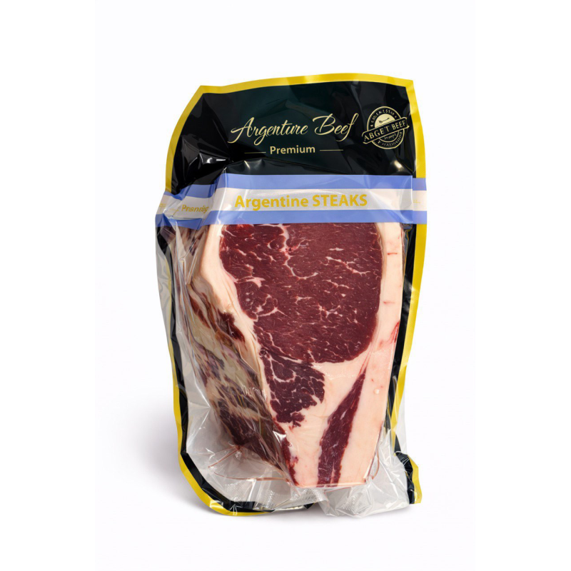 Стейк Стриплойн (The-Йорк) з косичкою gen Dar Gusto, цілий висів 7,0 кг, мармурова яловичина Ангус 7.0