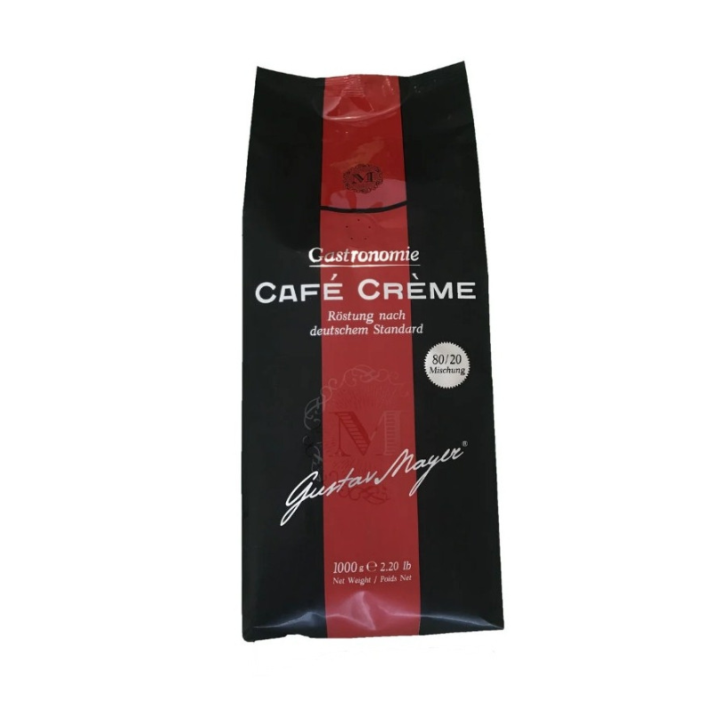 Кава в зернах Gustav Mayer Cafe Creme 1 кг. Кава в зернах Gustav Mayer Cafe Creme 1 кг.